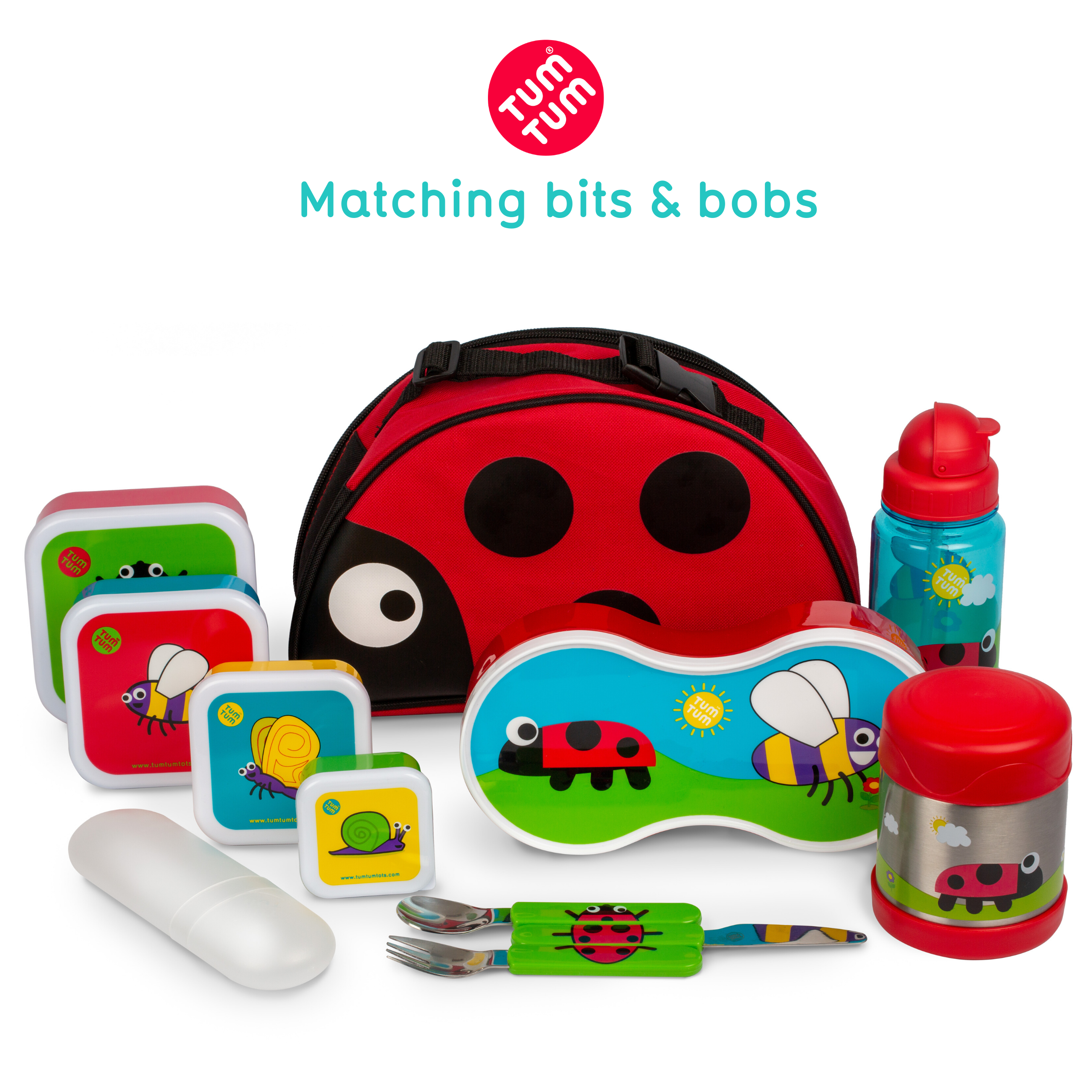Tum Tum Lunch Bags sac repas isotherme enfant coccinelle