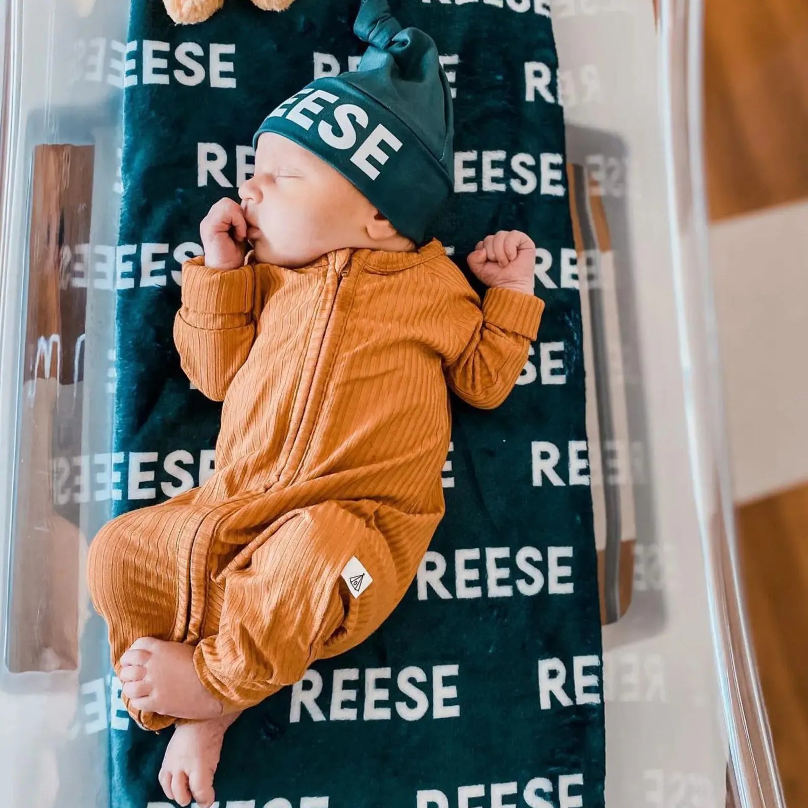 Baby-Crea Plaid Personnalisé & Couverture Prénom couverture bébé Minky