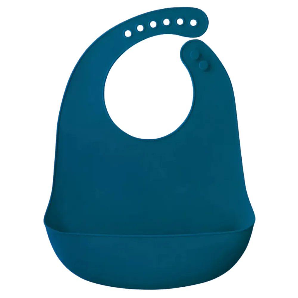 Baby-Crea Vaisselle Bébé bavoir silicone récupérateur rouge tomette