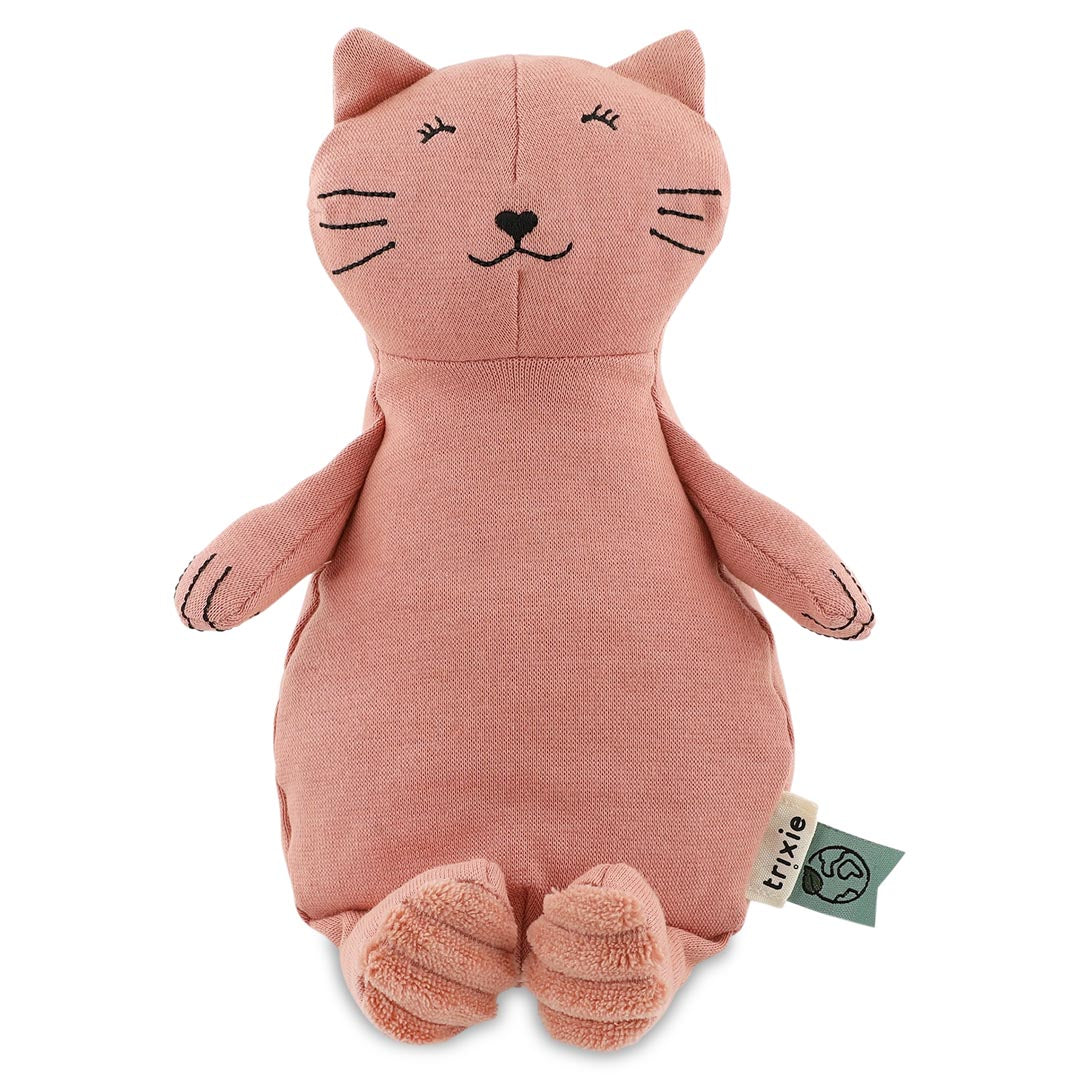 Trixie Baby Premiers jouets Peluche petite Mrs. Cat 26 cm coton bio