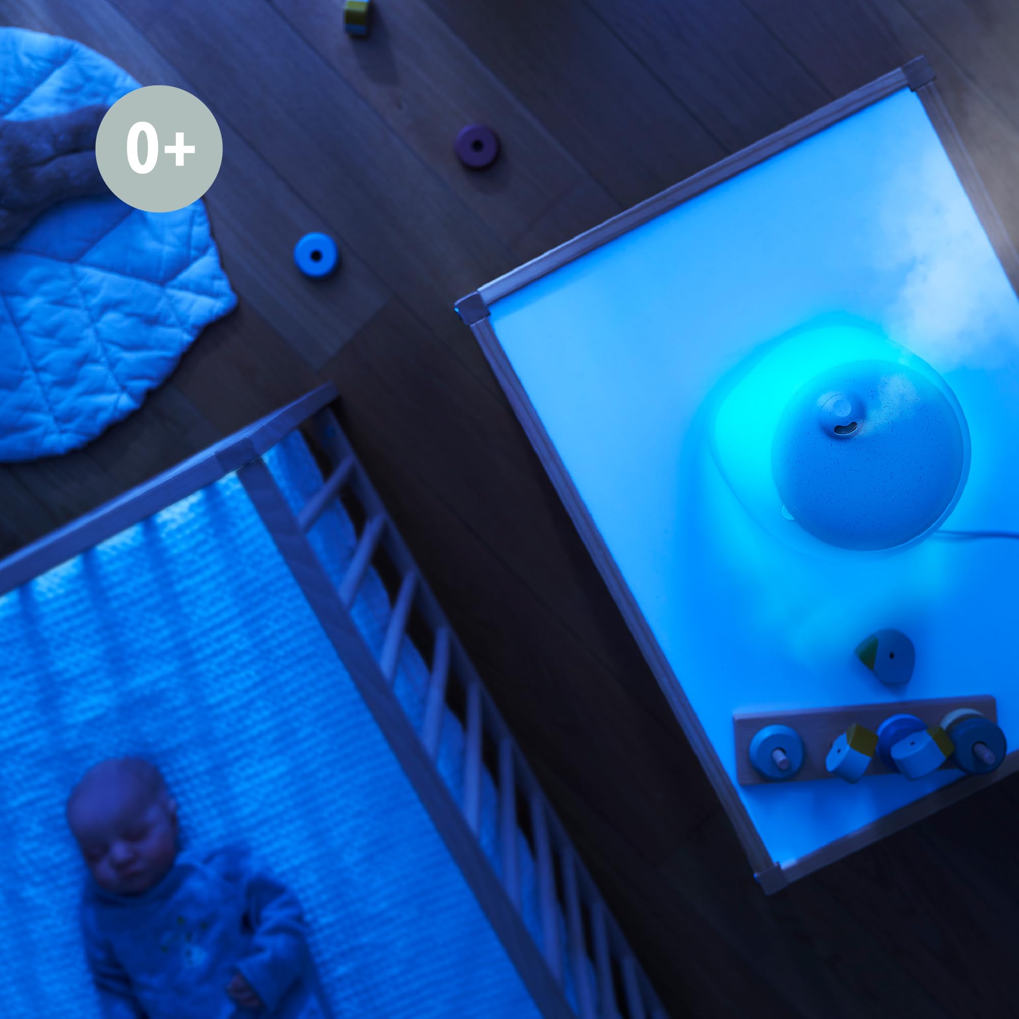 Babymoov YOO Wave humidificateur bébé vapeur froide 4 L, 26 h, silencieux