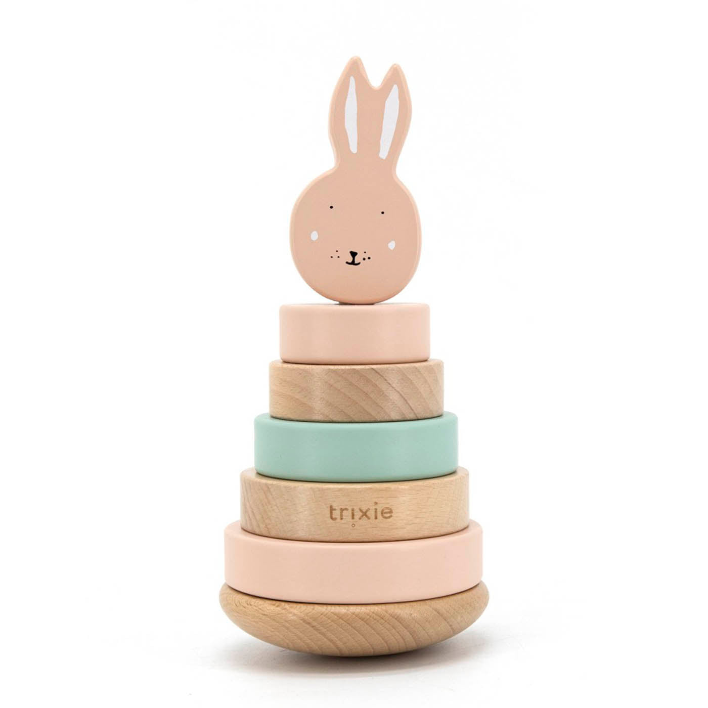 Trixie Baby Tour à empiler en bois Mrs. Rabbit FSC