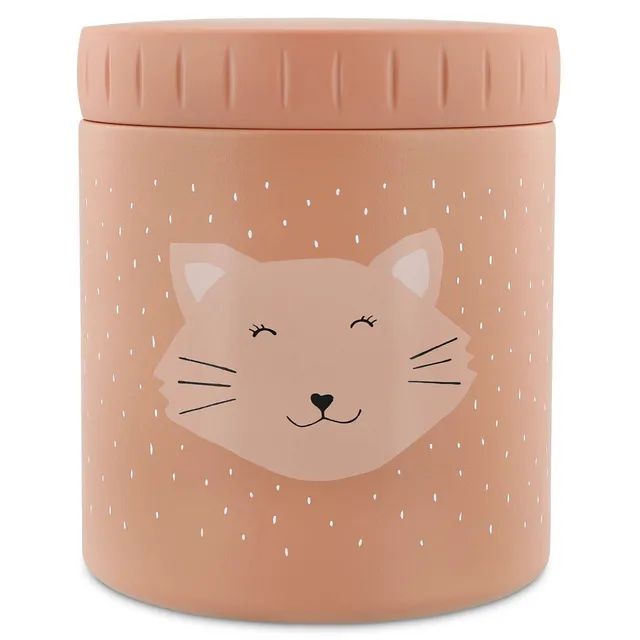 Trixie Baby Boîtes à goûter isothermes Mrs. Cat boîte alimentaire 500 ml inox