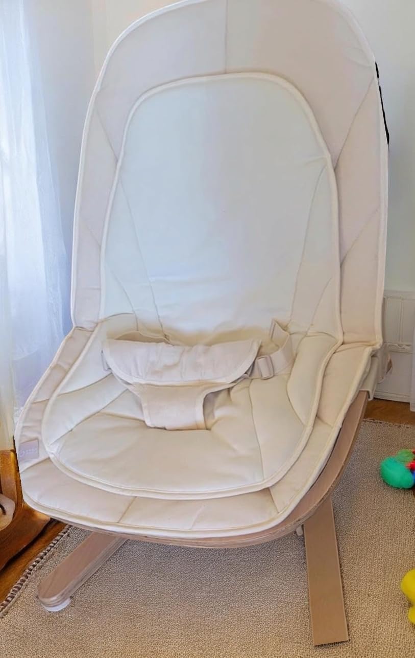 Babymoov Swoon Flow transat bébé évolutif beige bois jusqu’à 18 kg