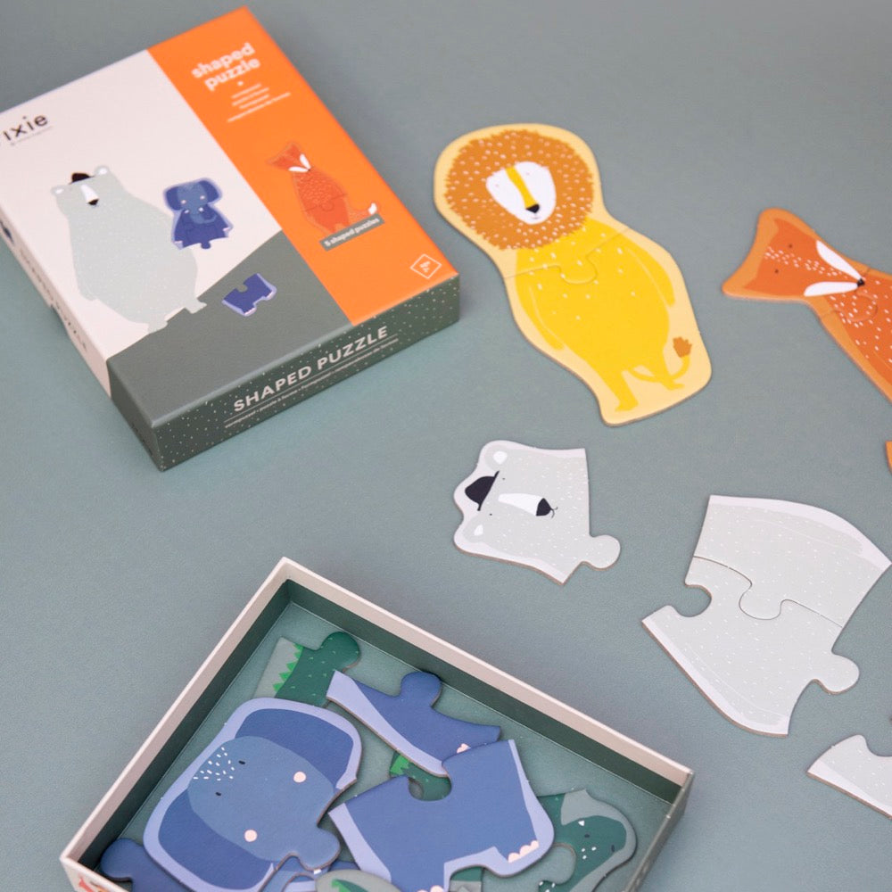 Trixie Baby Jeux, puzzles & livres Puzzle à forme puzzle animaux