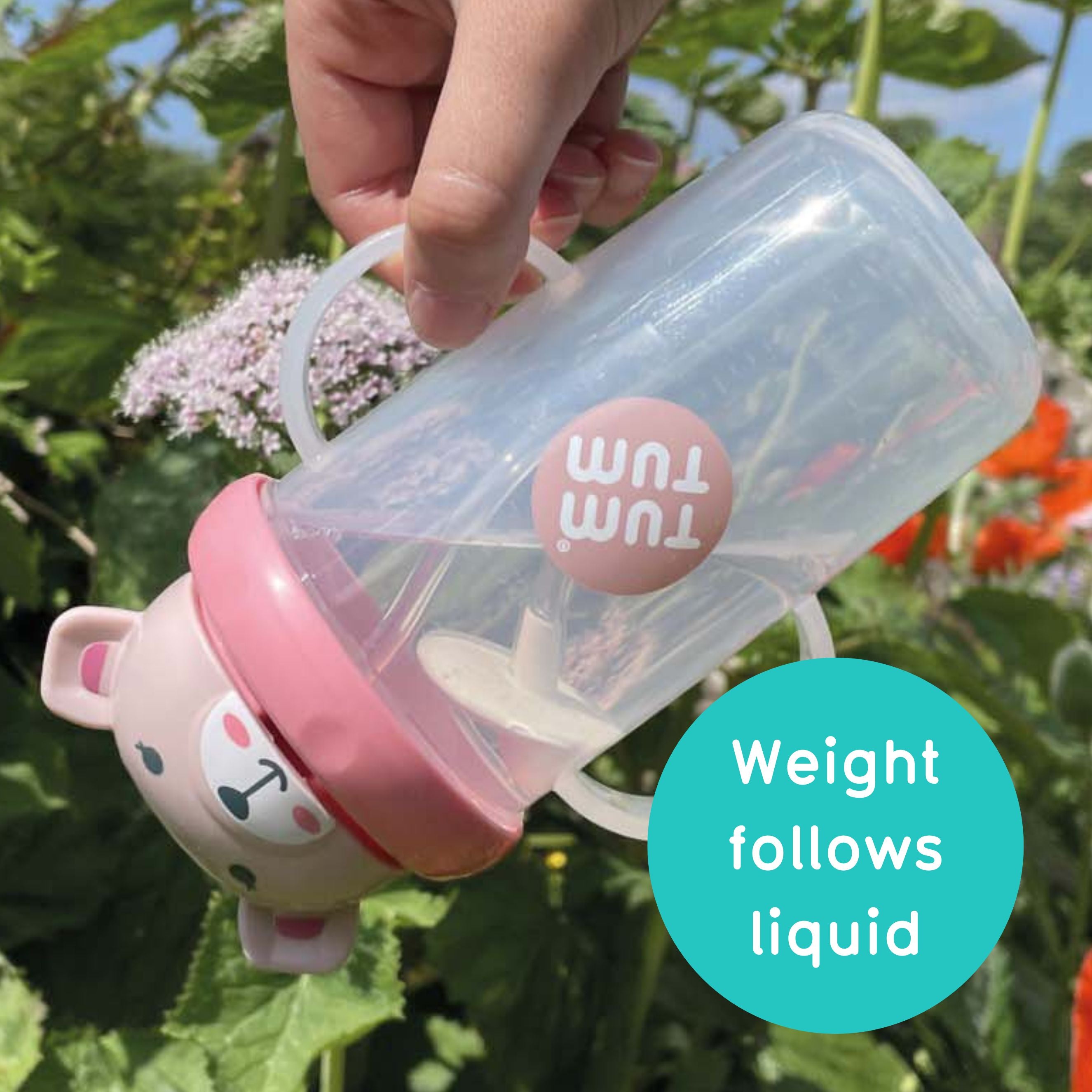 Tum Tum Cups Tall Tippy Up Cups 300ml Series 3 Bundle A gobelet paille