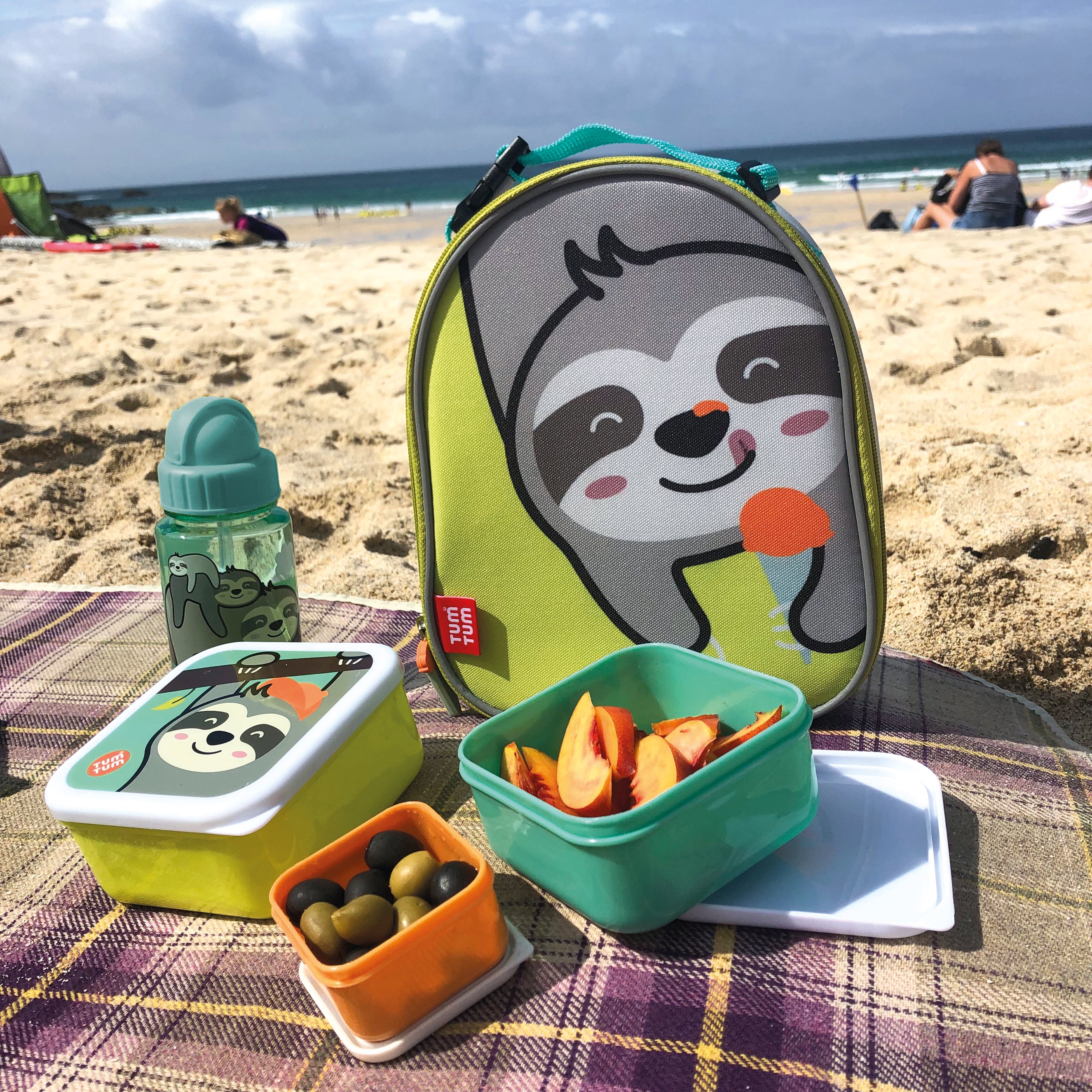 Tum Tum Water Bottles Stanley Sloth gourde enfant 400 ml, avec paille