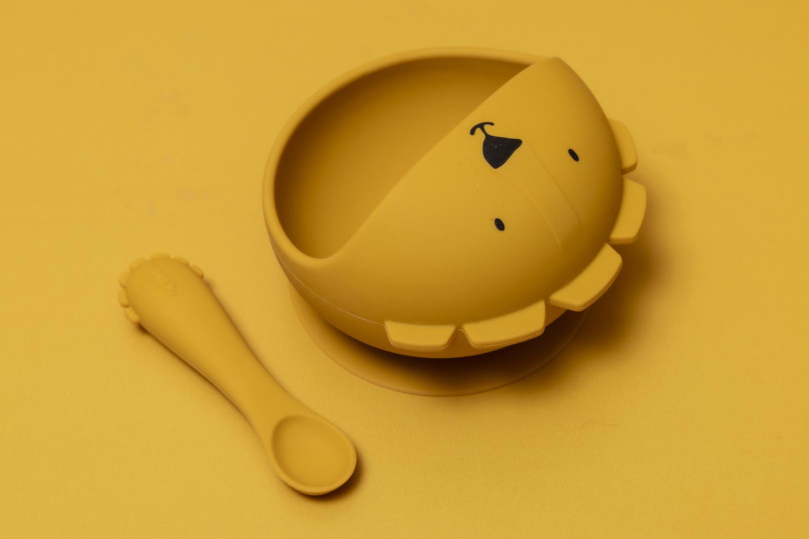 Trixie Baby Sets de repas Premier set repas bébé, Mr. Lion, silicone