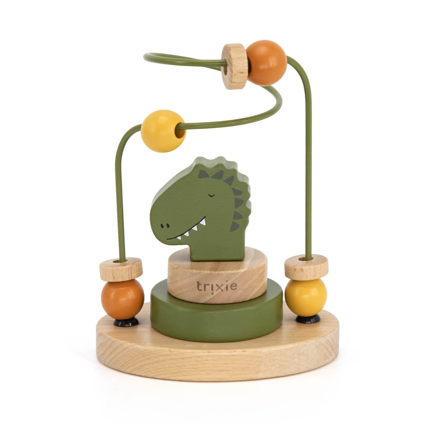 Trixie Baby Labyrinthes à perles Mr. Dino labyrinthe en bois FSC