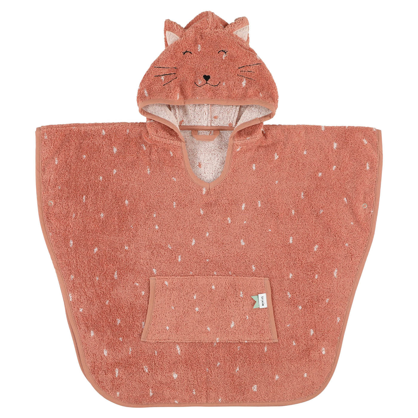 Trixie Baby Ponchos Poncho Mrs. Cat en coton biologique