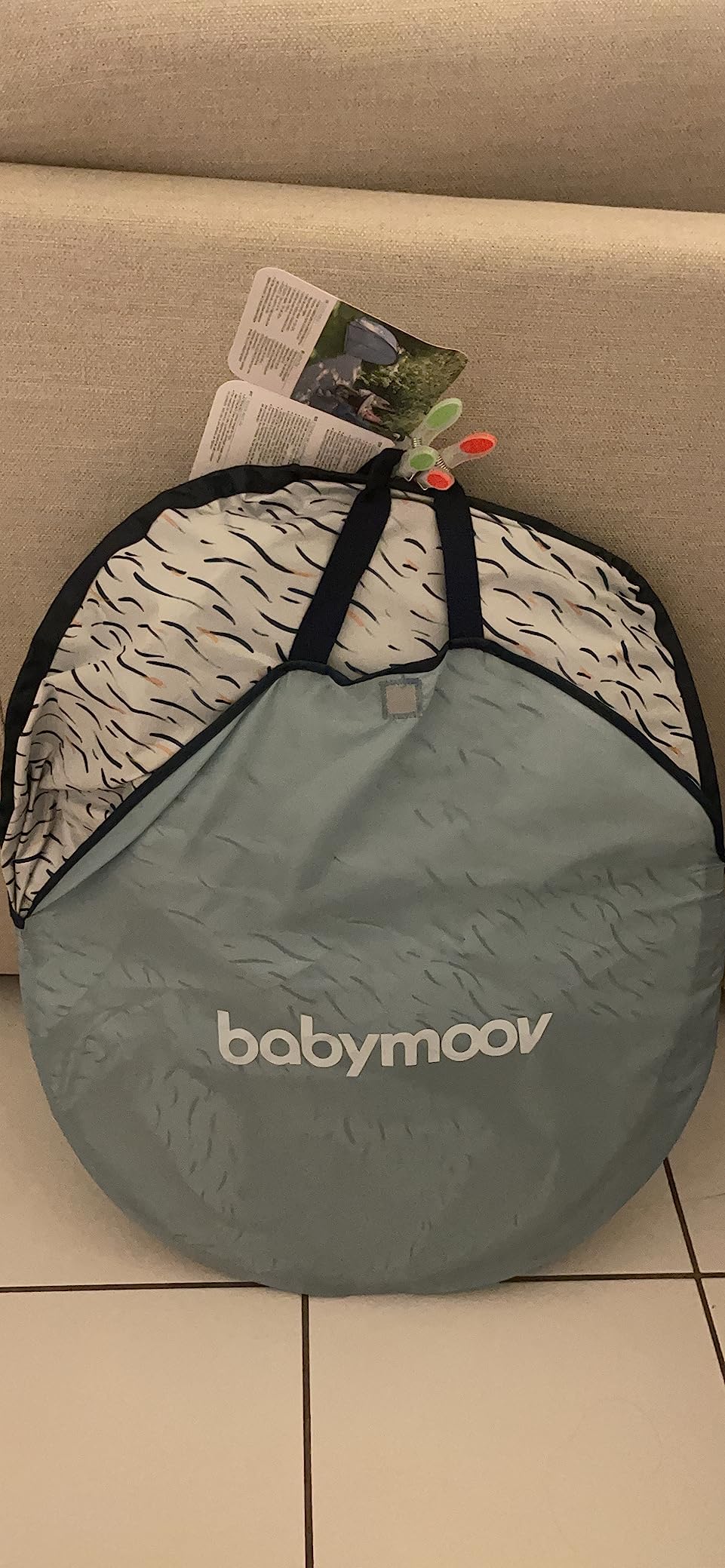 Babymoov Moov / Moov & tente anti-UV bébé Blue Waves FPS 50+