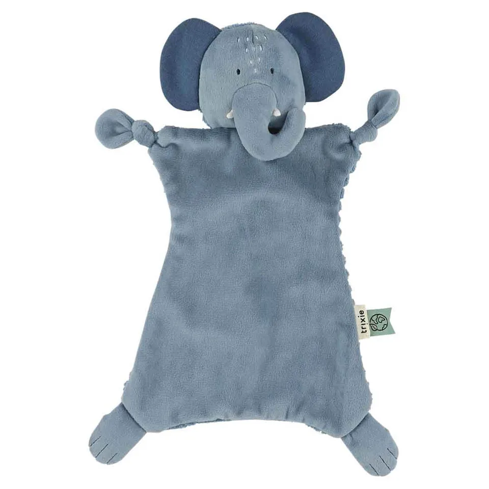 Trixie Baby Premiers jouets Doudou Mrs. Elephant attache-tétine