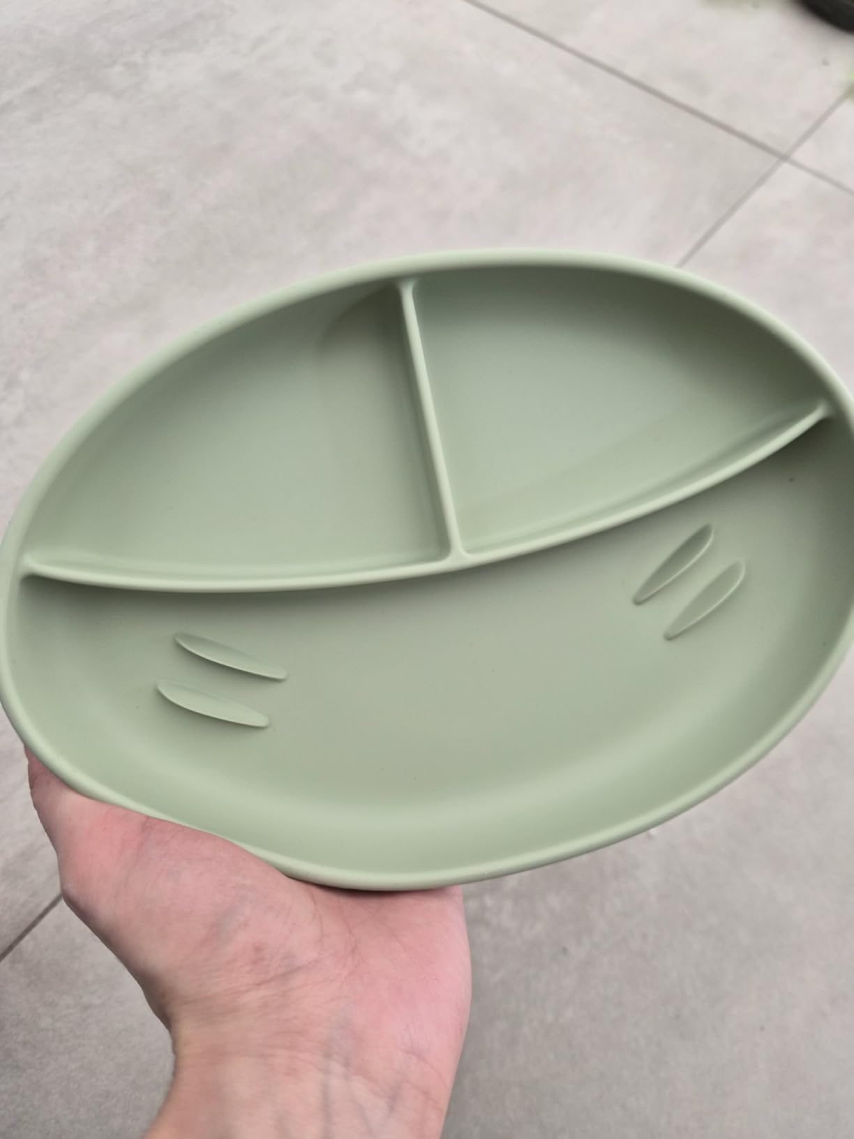 Babymoov Isy / Babybols assiette compartimentée antidérapante en silicone