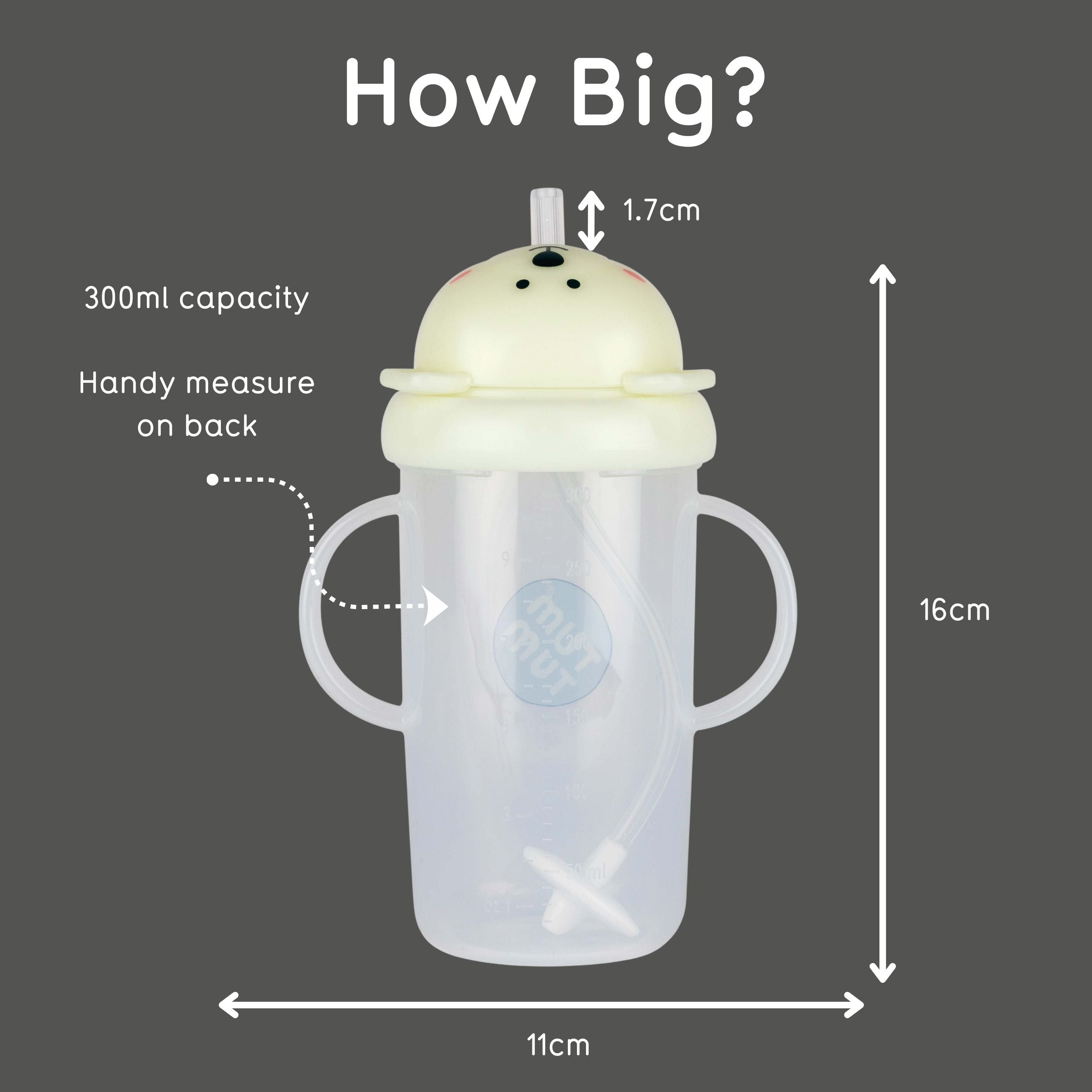 Tum Tum Cups Tall Tippy Up tasse à paille lumineuse Pete Polar Bear 300 ml