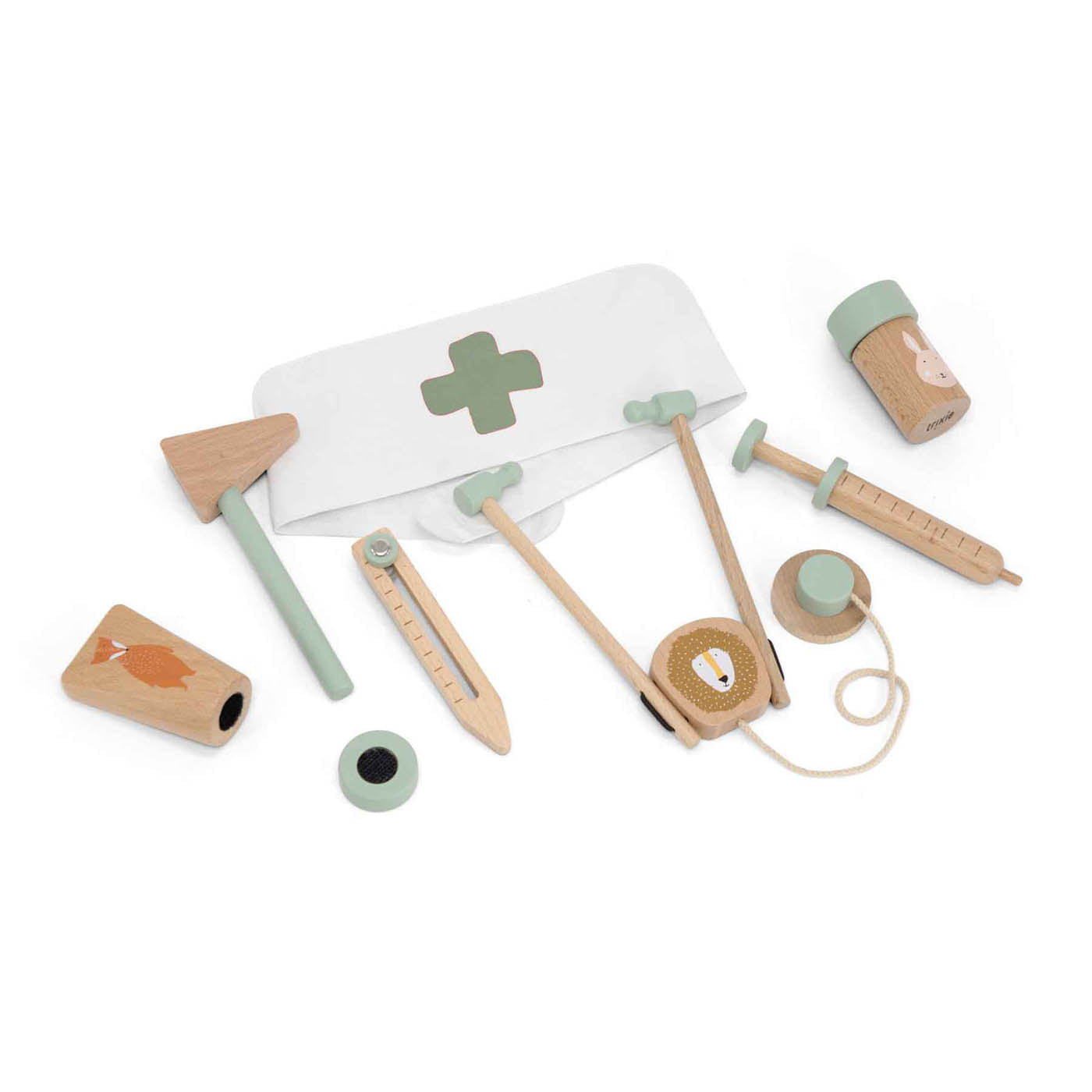 Trixie Baby Jeu symbolique malette du docteur en bois