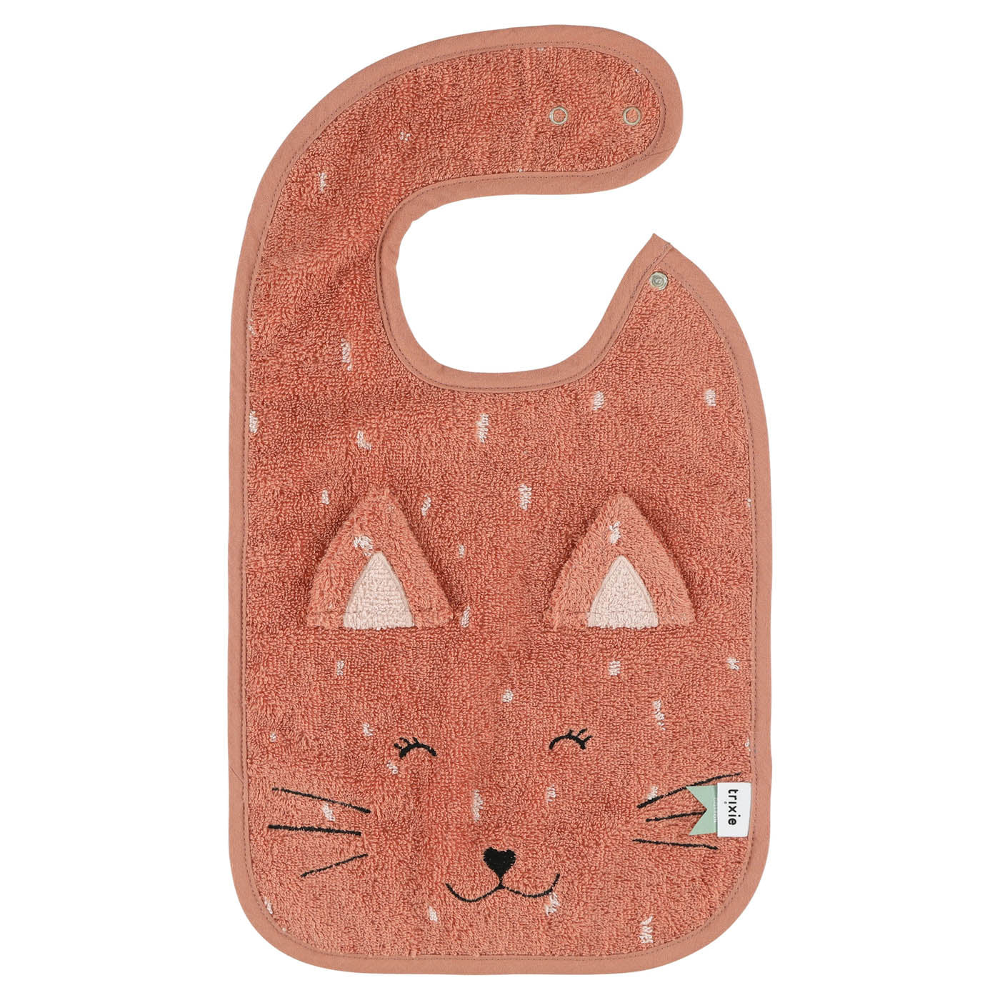 Trixie Baby Bavoirs Mrs. Cat bavoir coton biologique, deux tailles