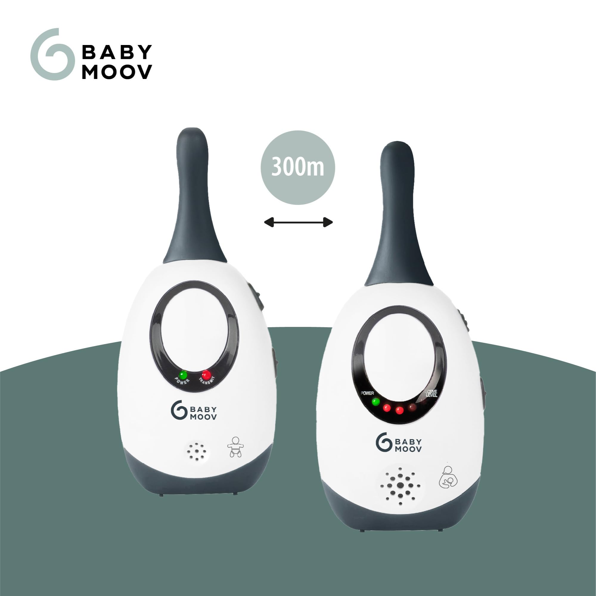Babymoov YOO Simply Care babyphone audio portée 300 m