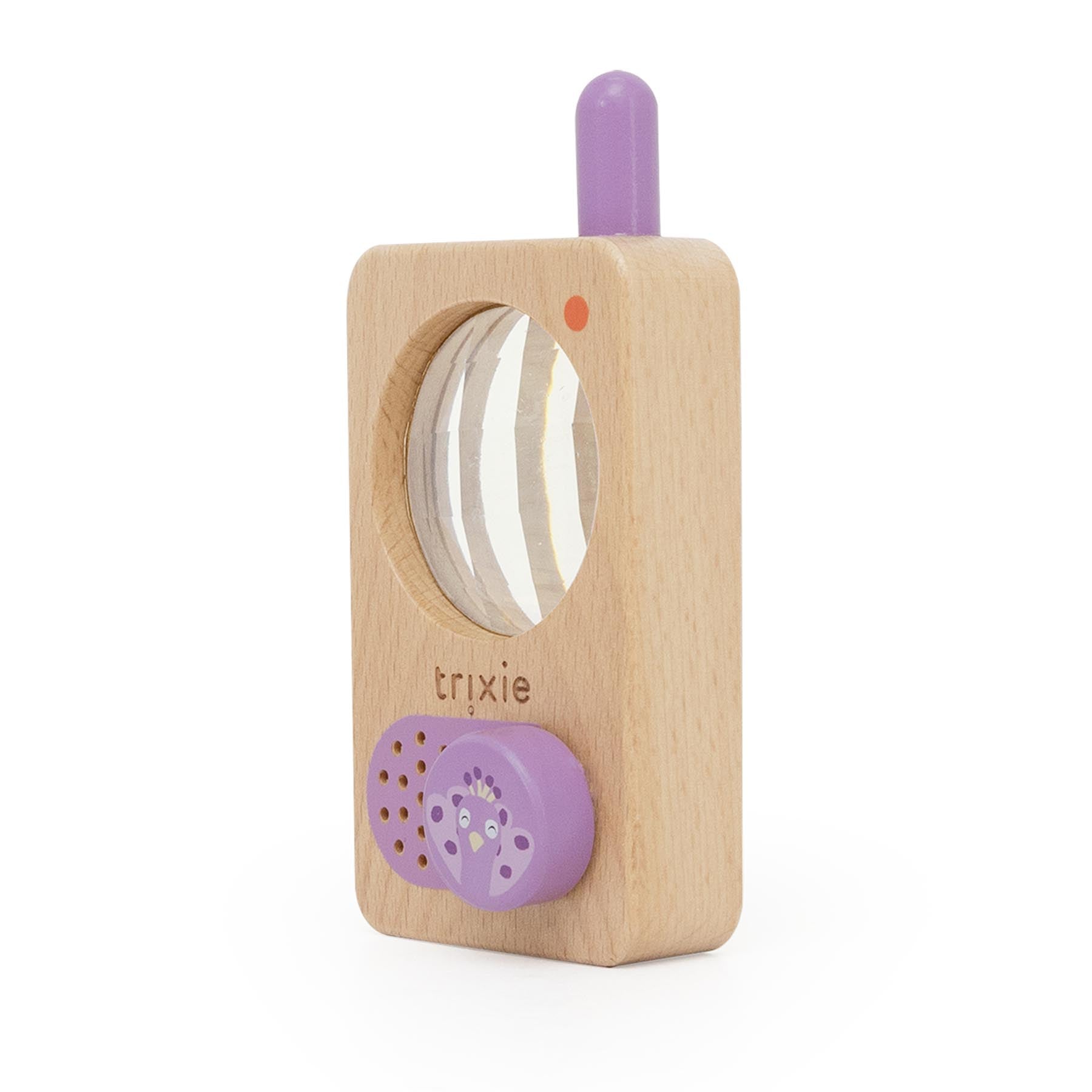 Trixie Baby Jeu symbolique talkie-walkie en bois Mrs. Peacock