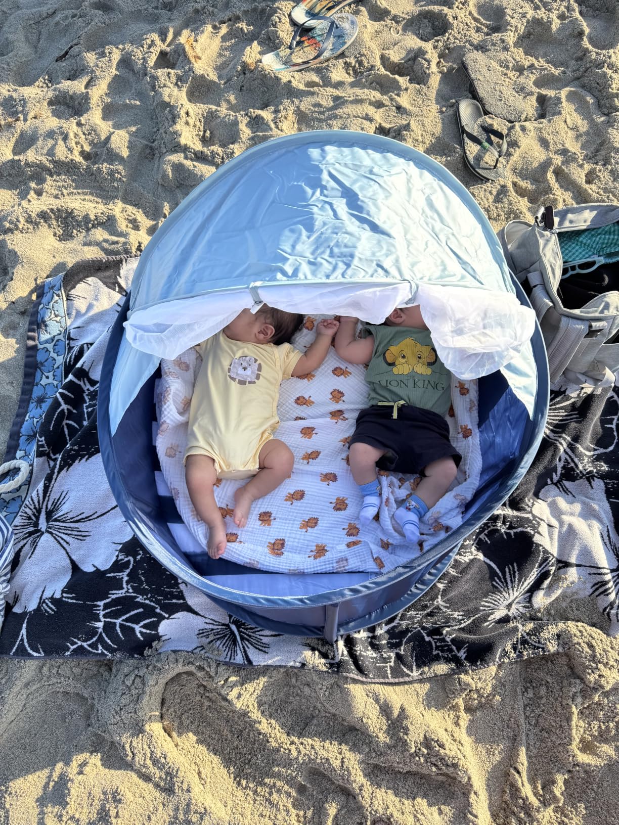 Babymoov Babyni aire de jeux bébé Marinière anti-UV FPS 50+