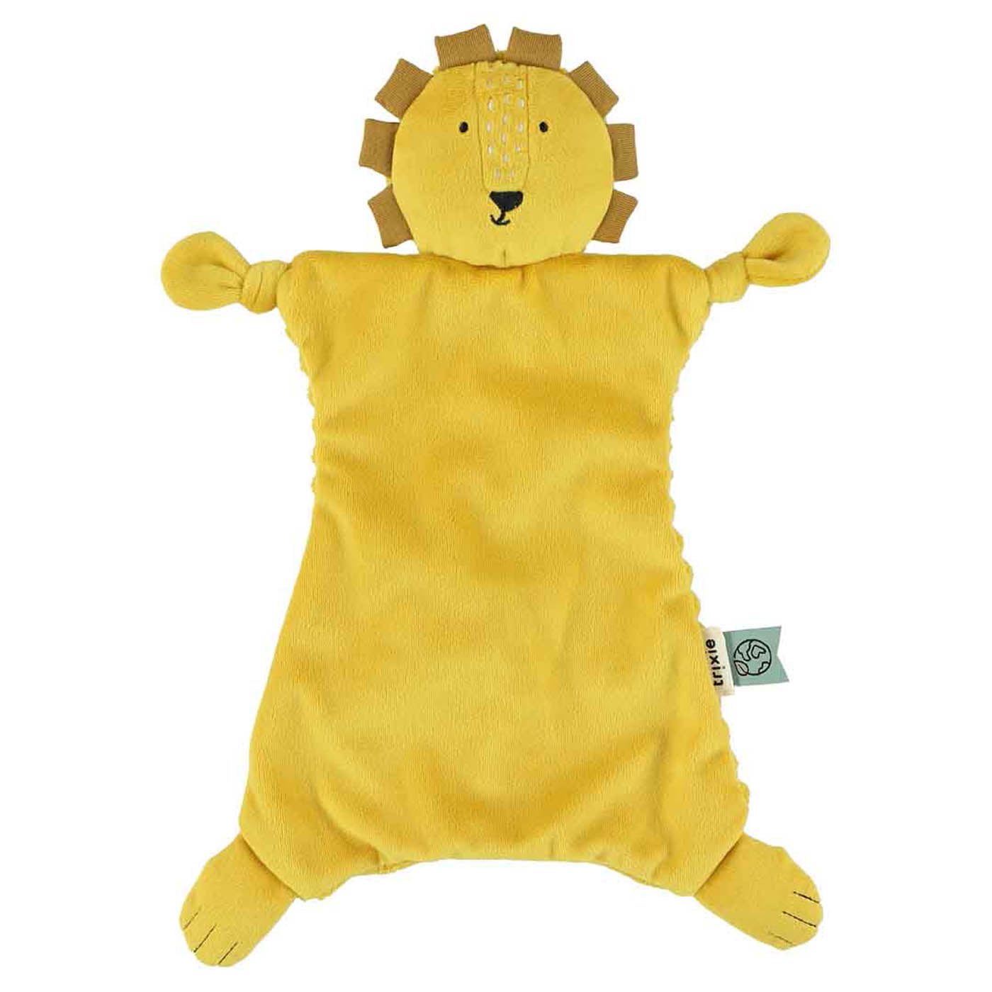 Trixie Baby Premiers jouets Mr. Lion doudou avec attache-tétine