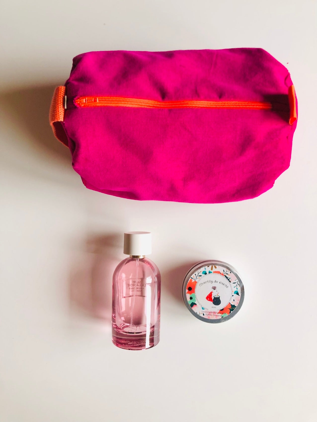 PIOLOU La Trousse de Toilette Trousse de toilette velours PM 20 x 12 cm