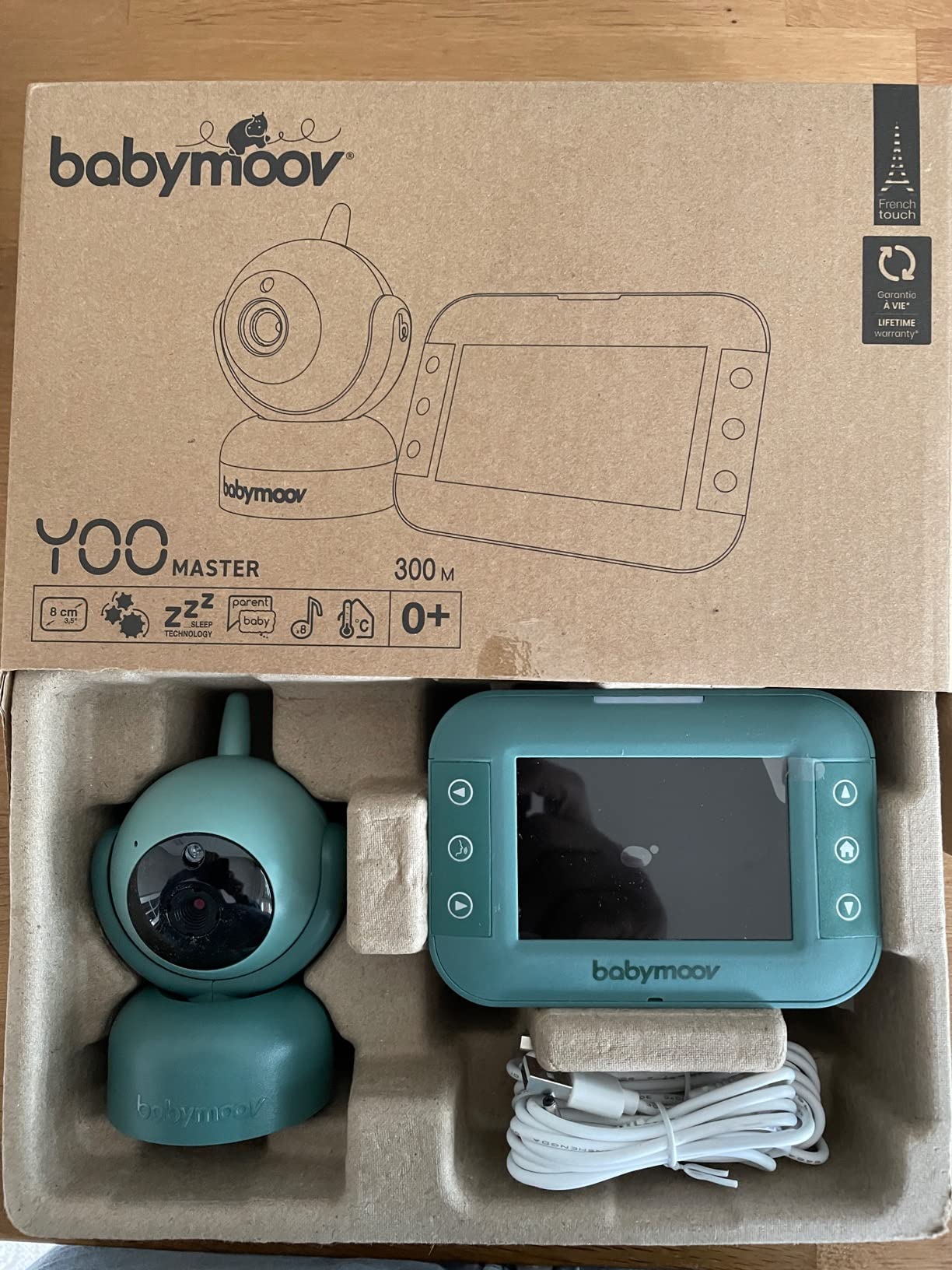 Babymoov YOO Twist babyphone vidéo caméra motorisée 360° écran 3,5 pouces