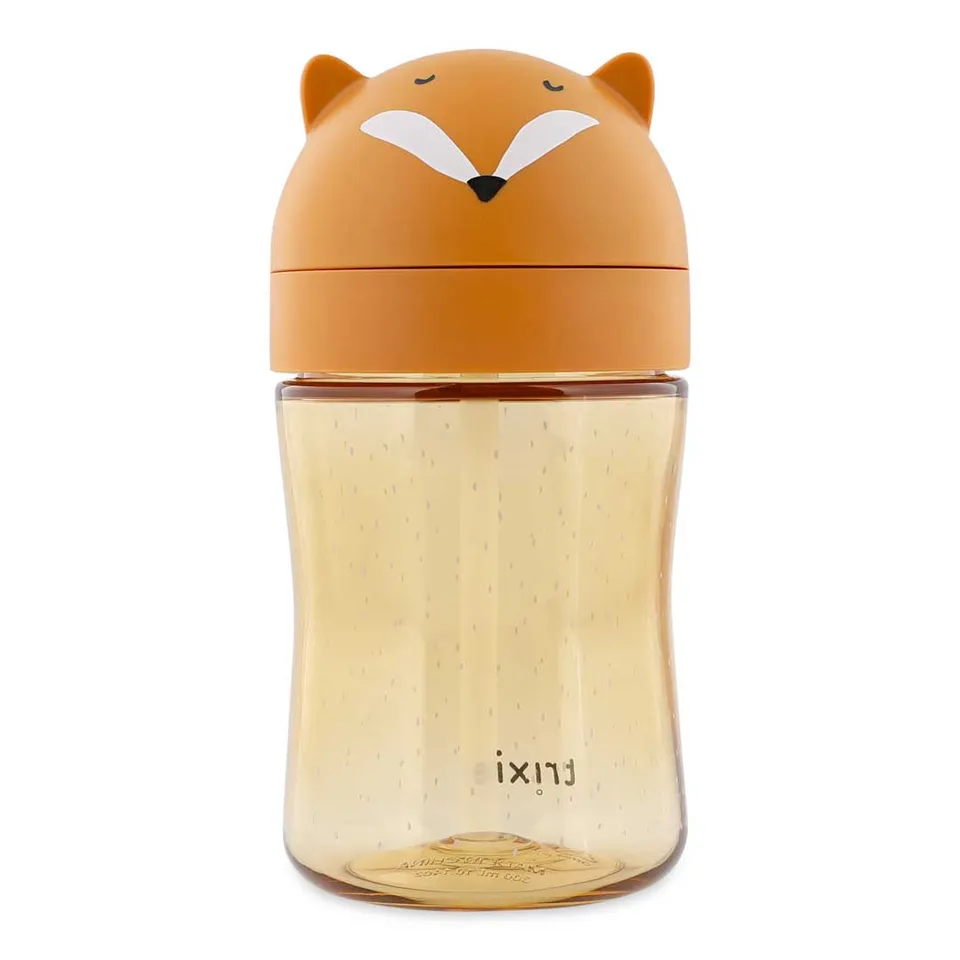 Trixie Baby Tasses et gobelets gobelet avec paille Mr. Fox anti-fuite