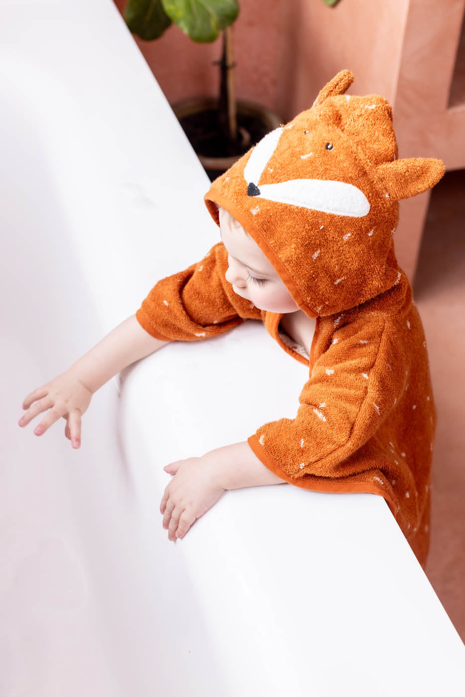 Trixie Baby Capes de bain 75 x 75 cm Mr. Fox coton bio