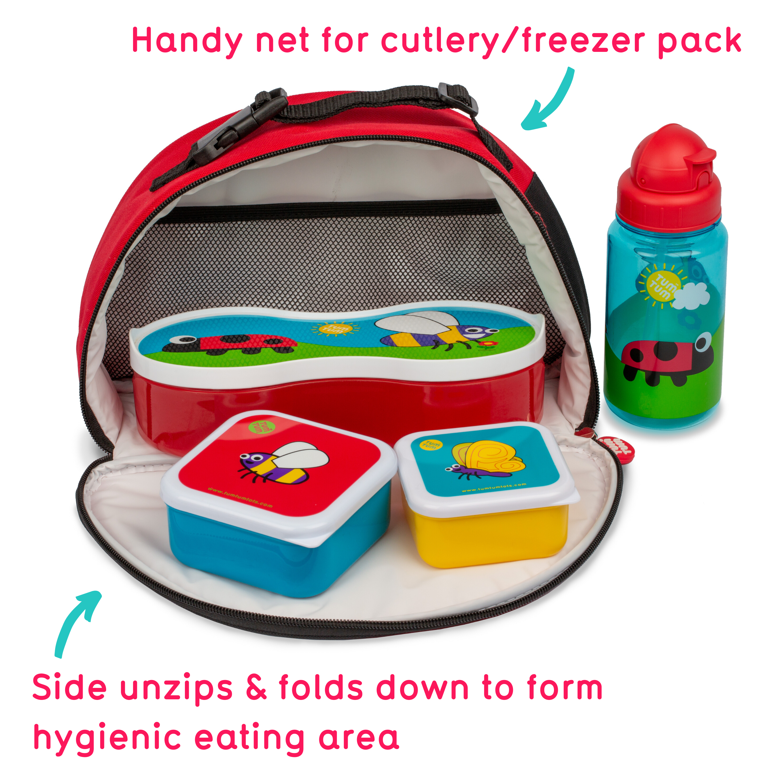 Tum Tum Lunch Bags sac repas isotherme enfant coccinelle