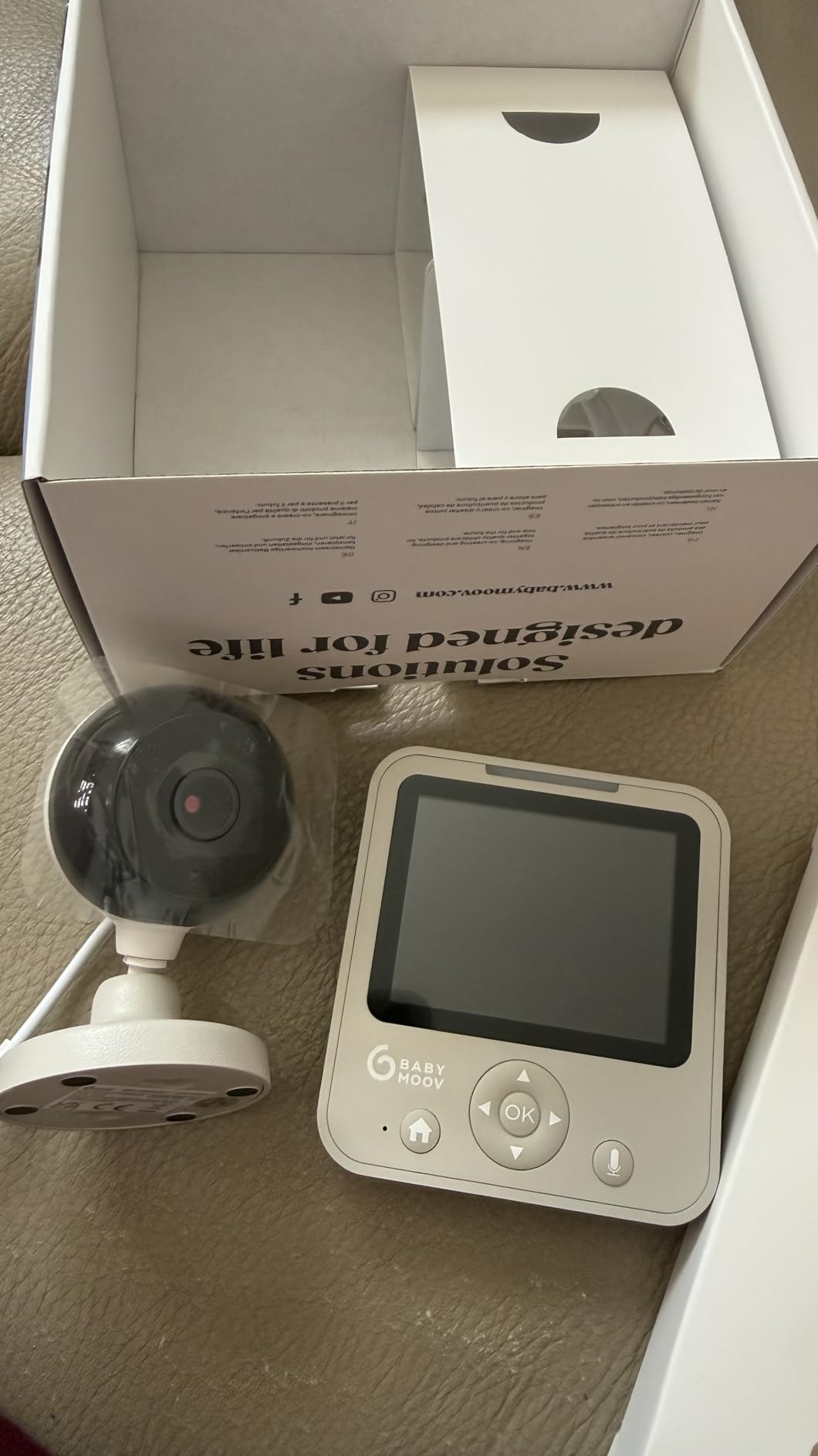 Babymoov YOO Start babyphone vidéo 300 m avec vision nocturne