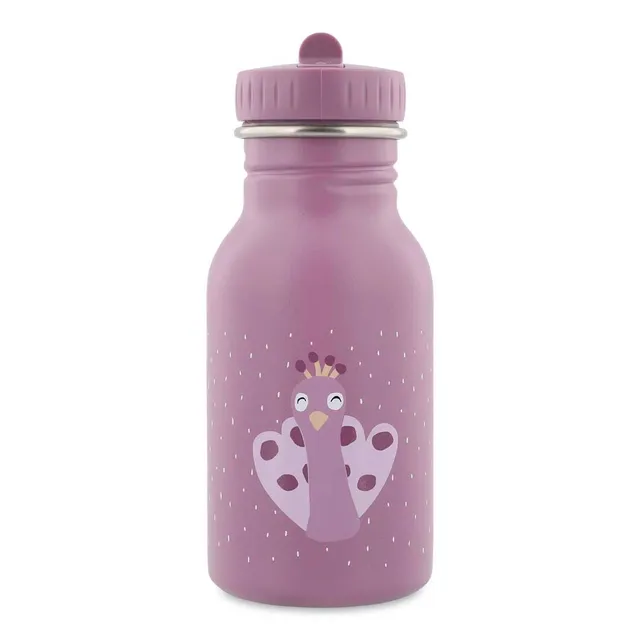 Trixie Baby En déplacement Gourde 350 ml Mrs. Peacock en acier inoxydable