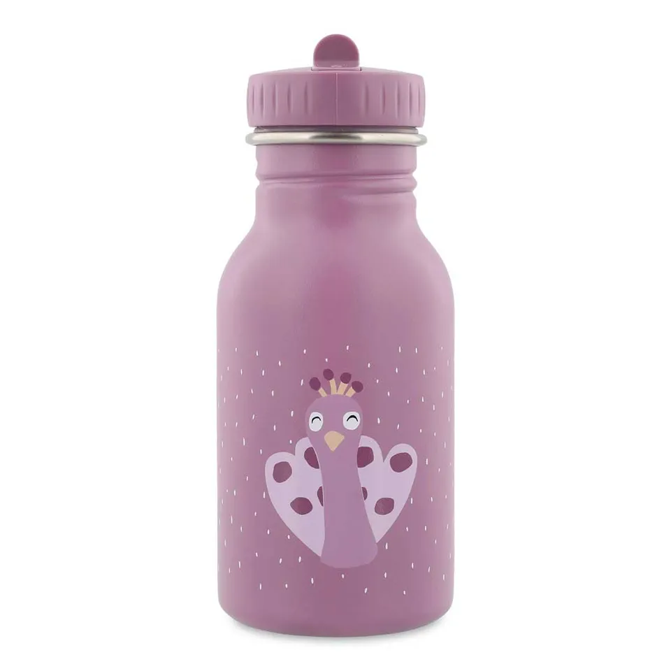 Trixie Baby En déplacement Gourde 350 ml Mrs. Peacock en acier inoxydable