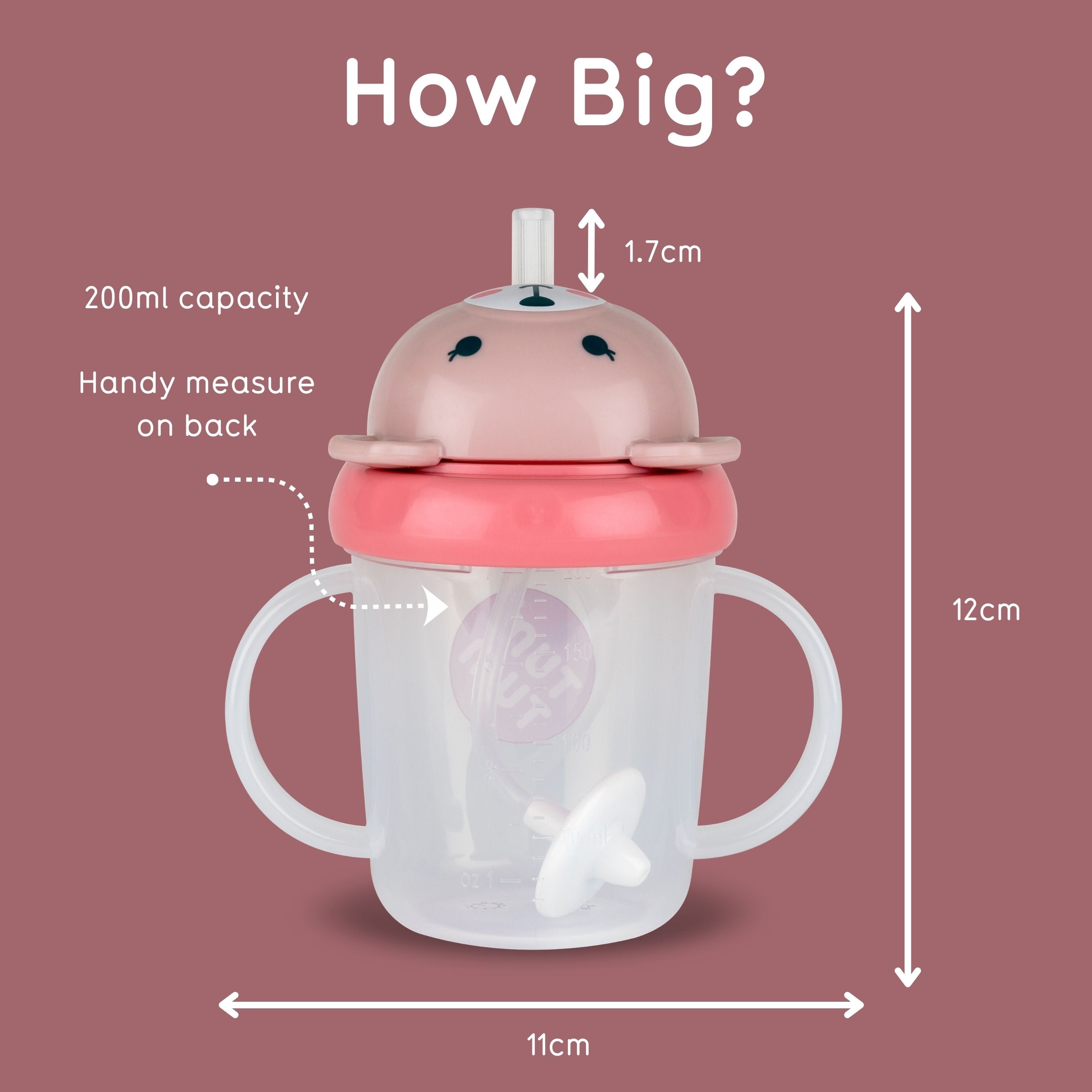Tum Tum Cups Tippy Up Sippy Cup Betsy Bear tasse à paille 200 ml