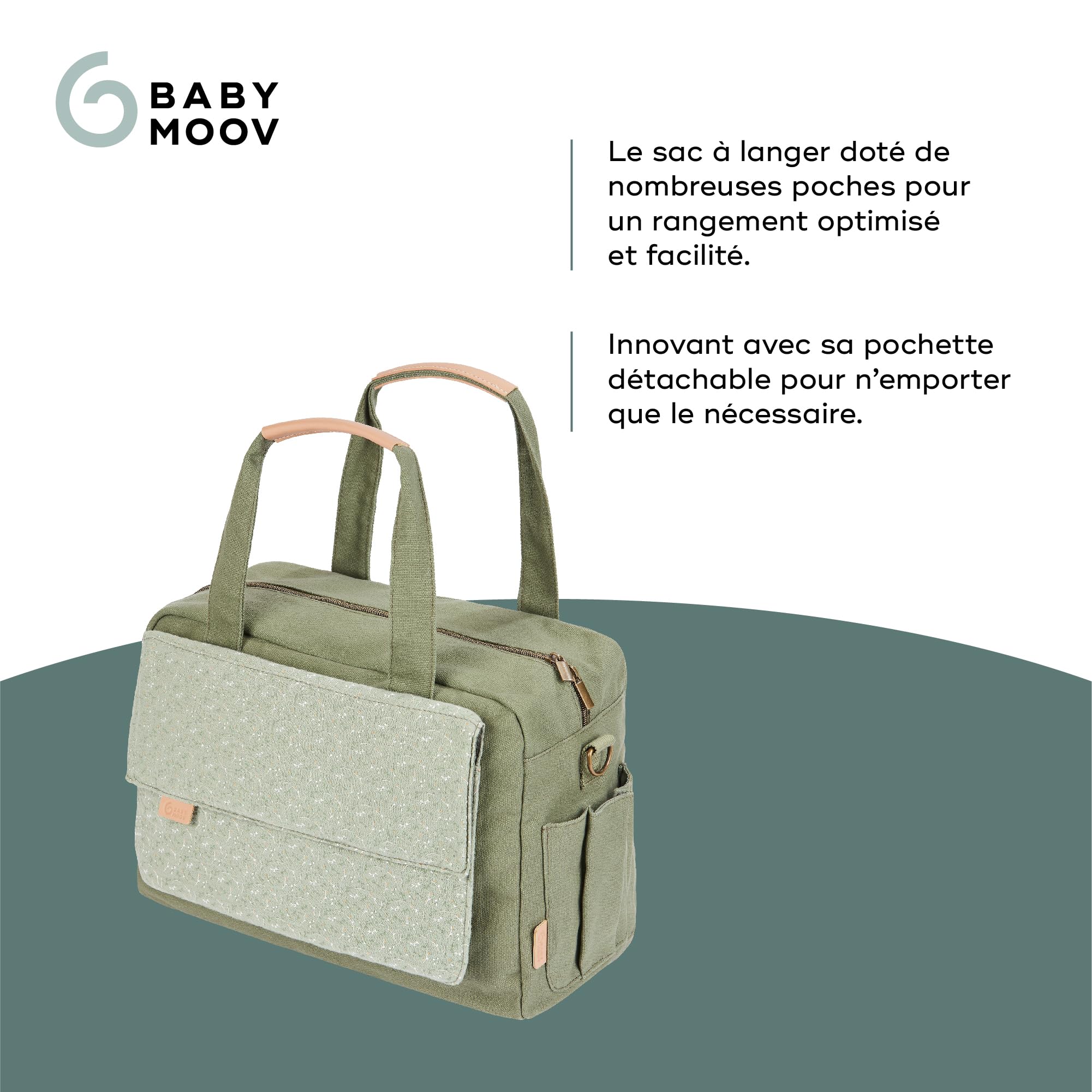 Babymoov Moov / Moov & Day to Day sac à langer 23 L Palm 2 en 1