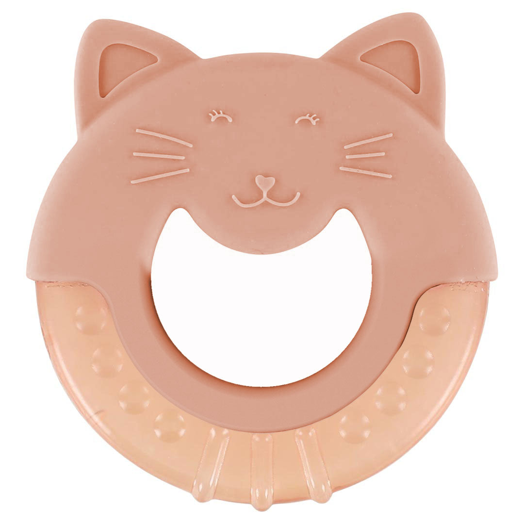 Trixie Baby Premiers jouets Anneau de dentition réfrigérante Mrs. Cat rafraîchissant