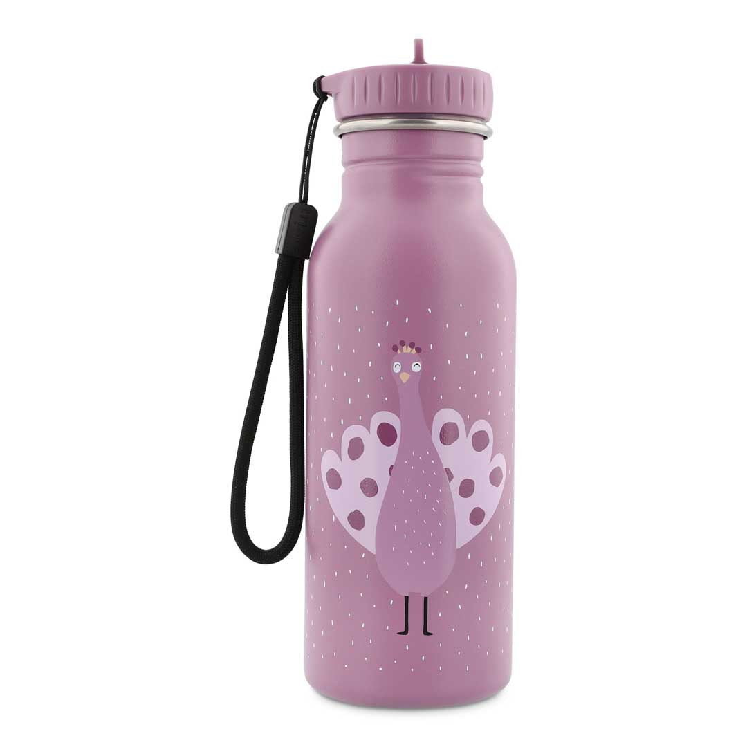Trixie Baby En déplacement Gourde 500 ml Mrs. Peacock inox