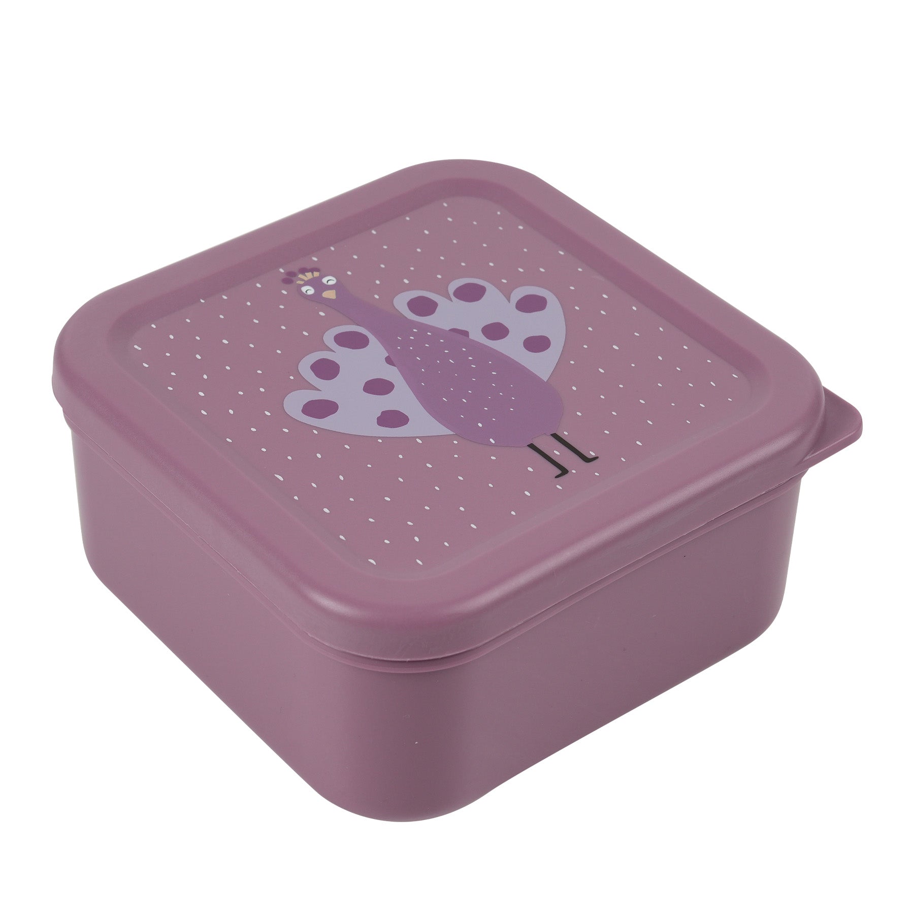 Trixie Baby Boîtes à goûter et boîtes repas Boîtes à goûter 3 pièces Mrs. Peacock