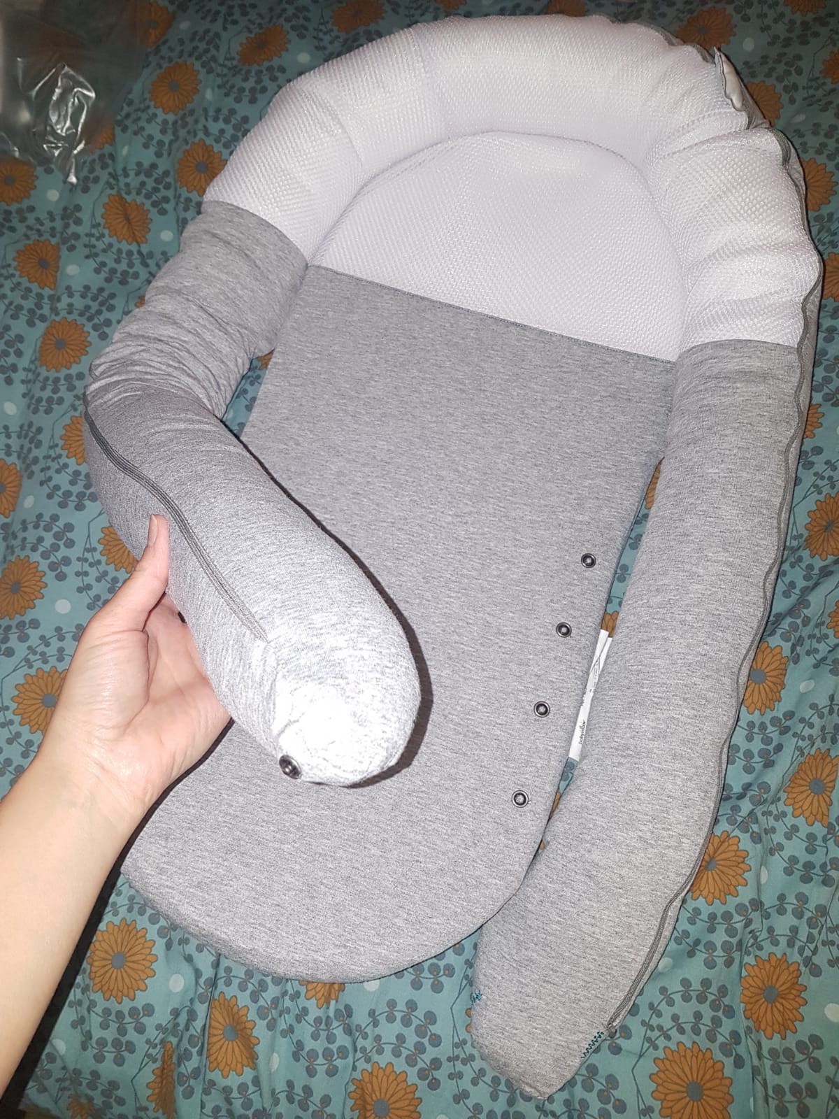 Babymoov Swoon CloudNest réducteur anti-coliques avec bouillotte intégrée coton bio