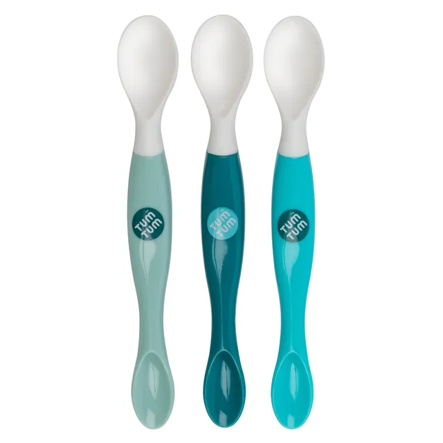 Tum Tum Cutlery 3pc Swapsie Baby Weaning Spoons cuillères bébé double embout