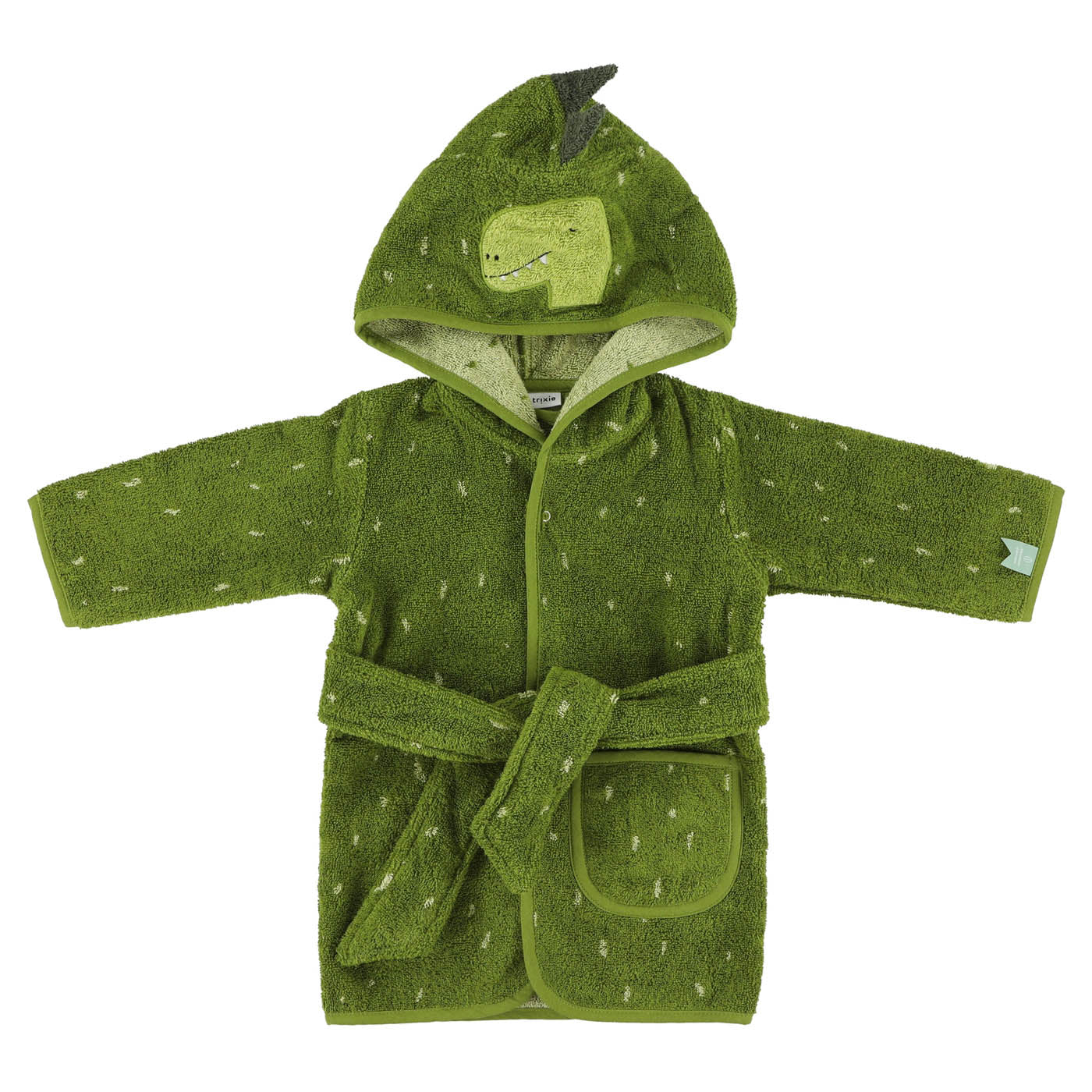 Trixie Baby Capes de bain peignoir 1-2a Mr. Dino coton bio