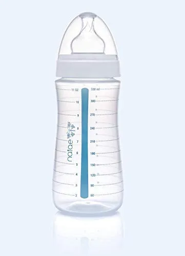 Natae Biberons biberon polypropylène 330 ml tétine silicone dès 18 mois