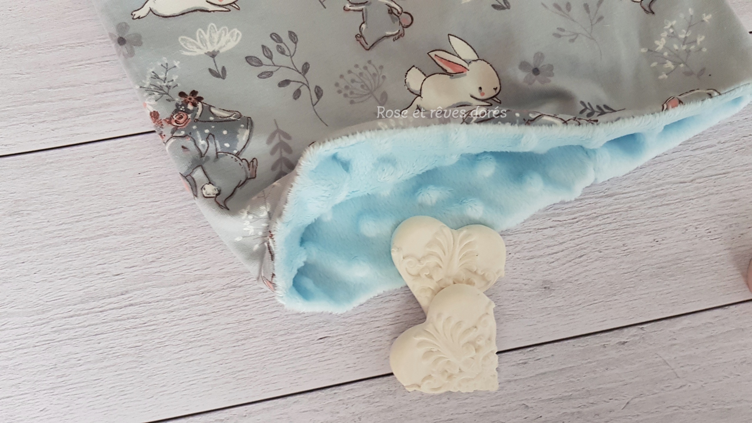 Rose et rêves dorés Chèches, foulards, snoods Snood doux petits lapins tour de cou 4-24 mois