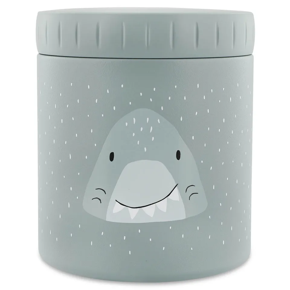 Trixie Baby Boîtes à goûter isothermes Boîte 500 ml Mr. Shark en acier inoxydable