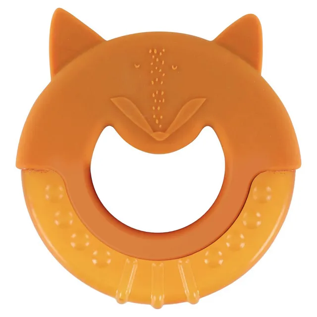 Trixie Baby Premiers jouets Anneau de dentition réfrigérant Mr. Fox silicone