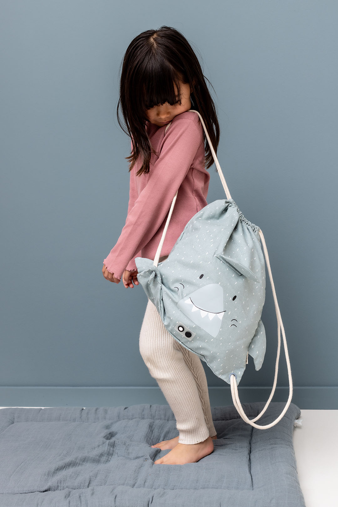Trixie Baby Sacs à cordon Sac de gym Mr. Shark imperméable