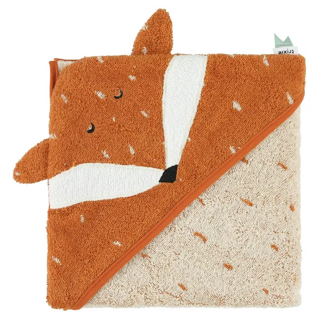 Trixie Baby Capes de bain 75 x 75 cm Mr. Fox coton bio