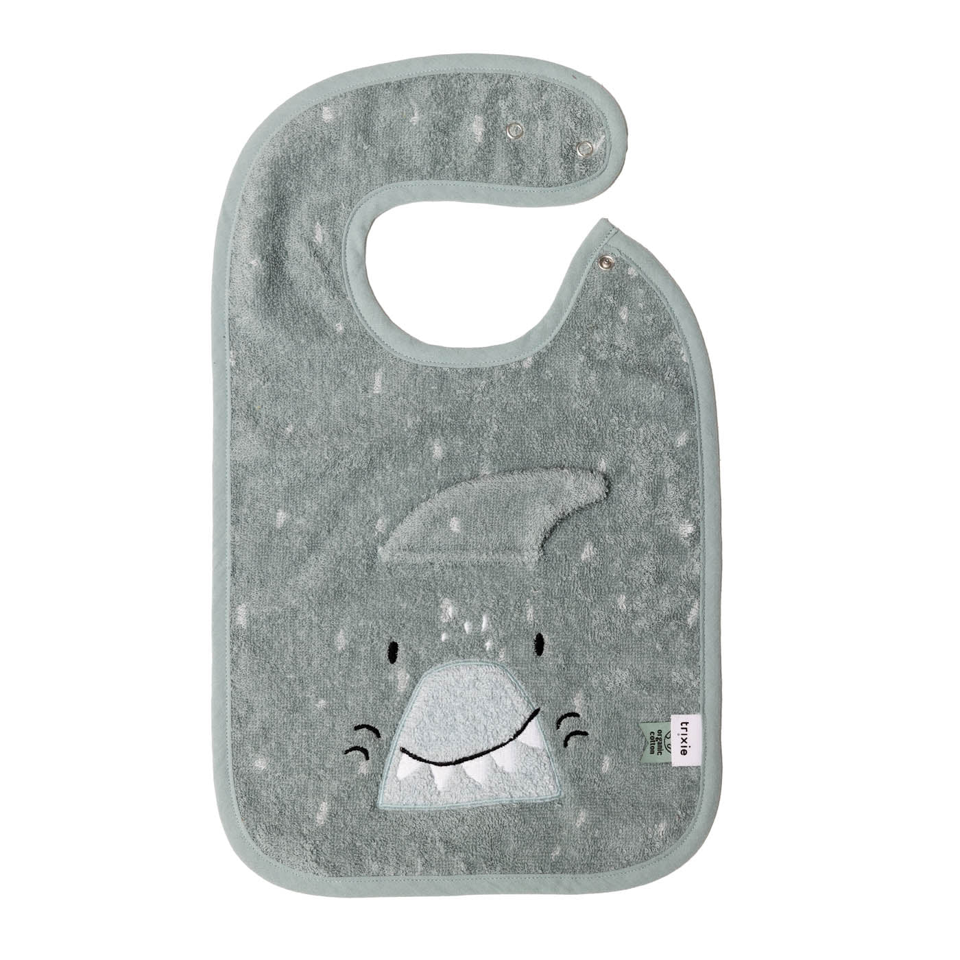 Trixie Baby Bavoirs Mr. Shark bavoir coton bio deux tailles