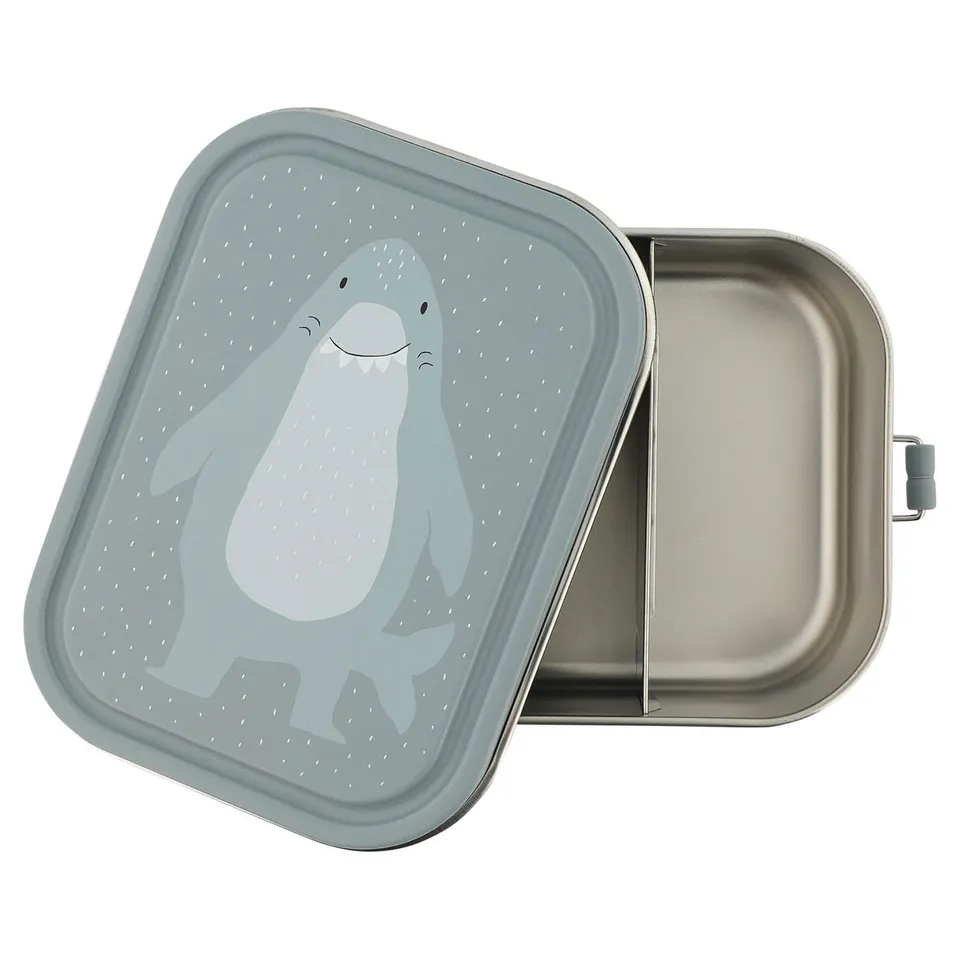 Trixie Baby Boîtes à goûter et boîtes repas Mr. Shark grande boîte repas inox