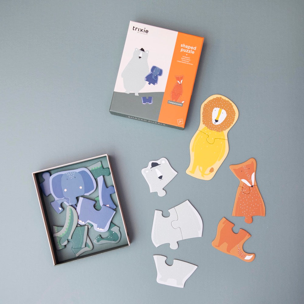 Trixie Baby Jeux, puzzles & livres Puzzle à forme puzzle animaux