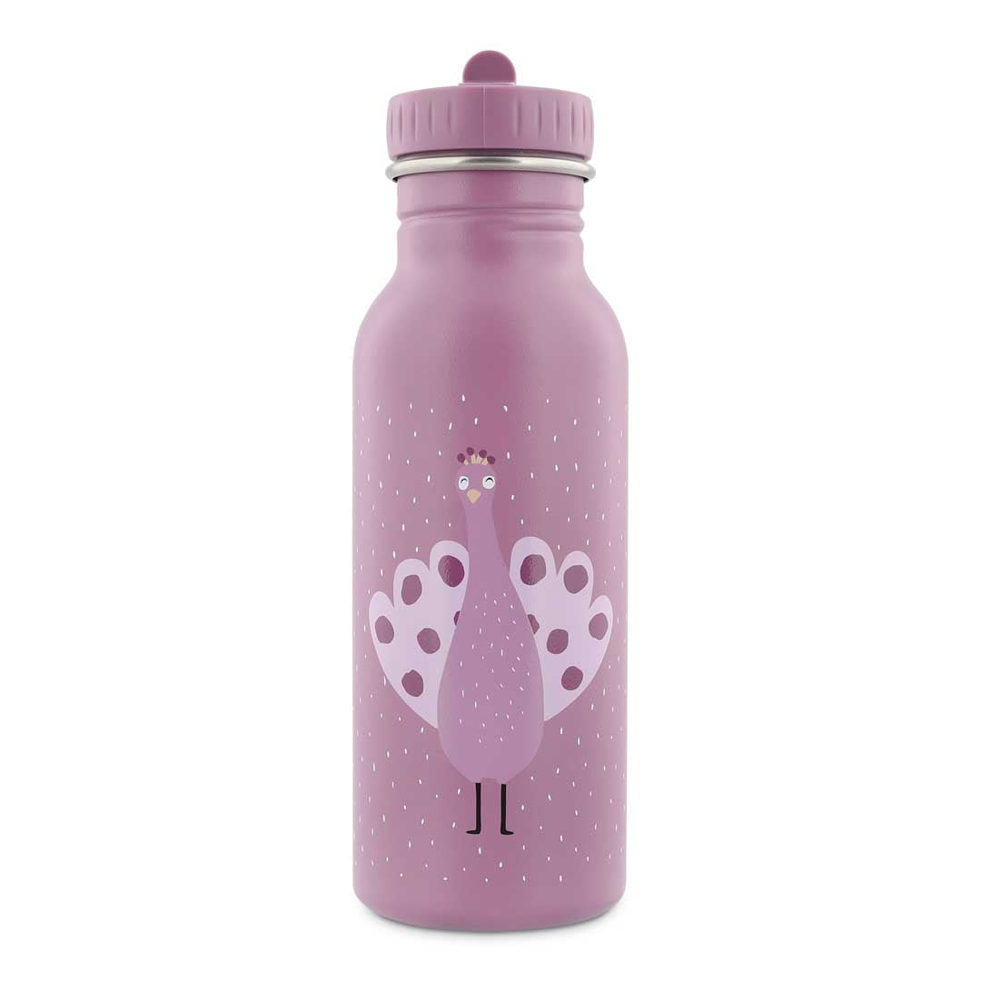 Trixie Baby En déplacement Gourde 500 ml Mrs. Peacock inox